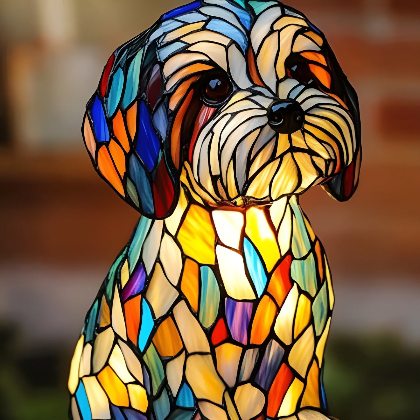 Papouille – Magical coloured glass lamp for dogs