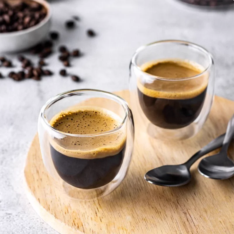 Double-Layer Coffee Glass