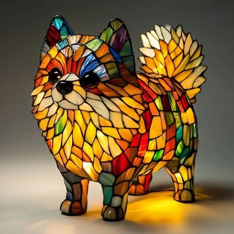 Poupi – Pomeranian “Ray of Sunshine” Lamp