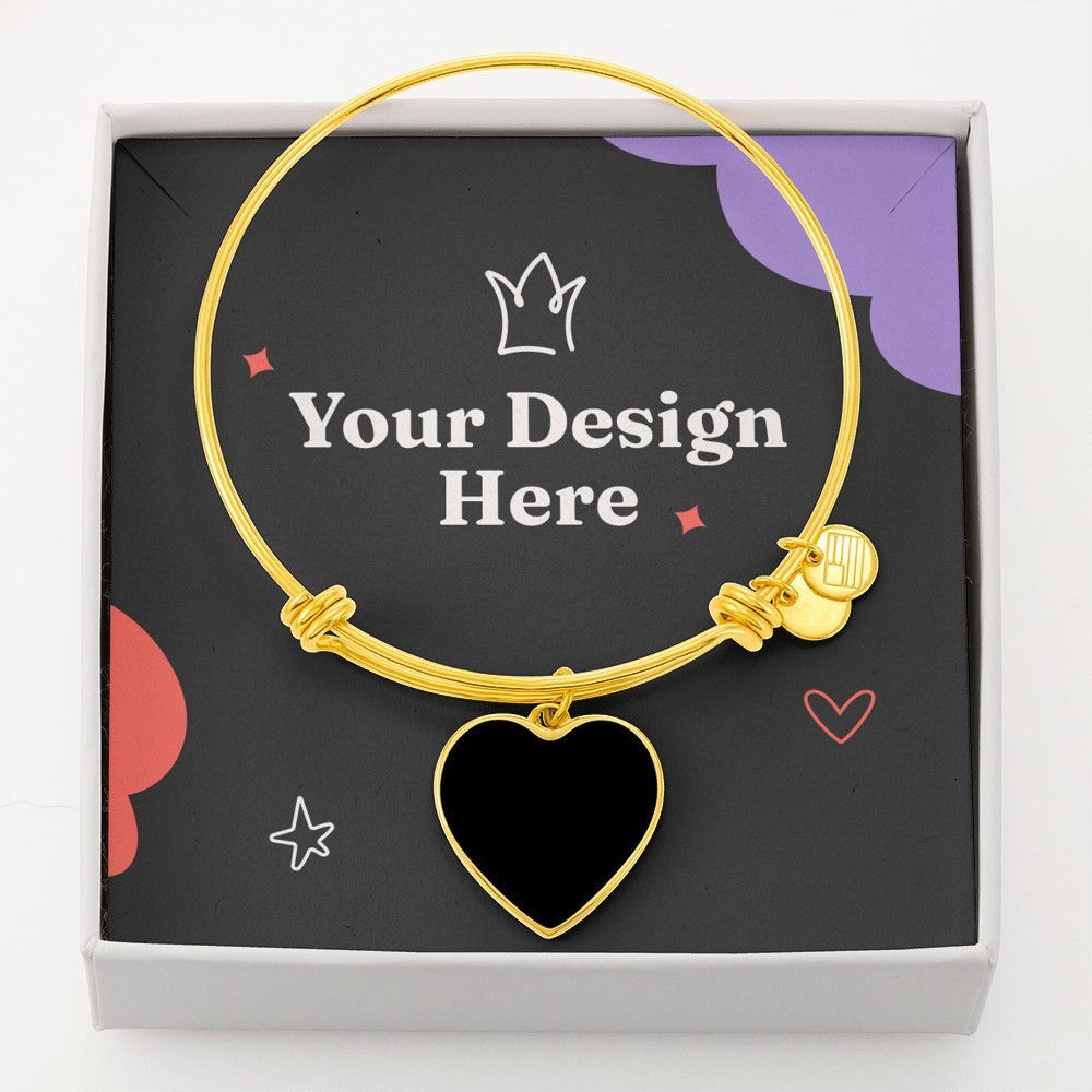 Luxury Heart Bangle