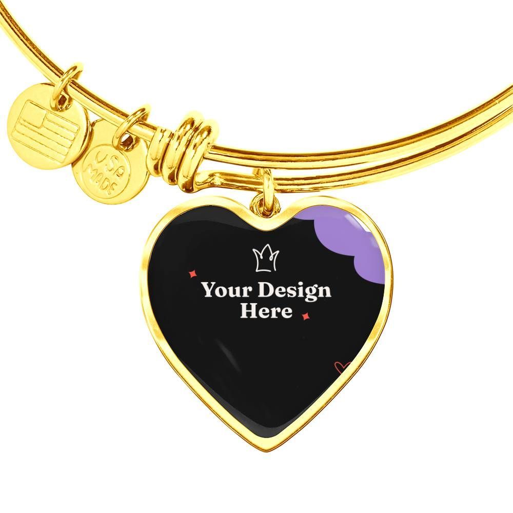 Luxury Heart Bangle