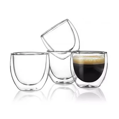 Double-Layer Coffee Glass