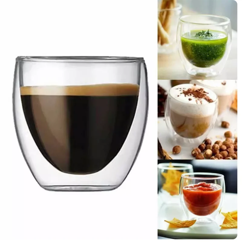 Double-Layer Coffee Glass