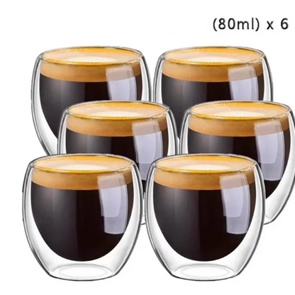 Double-Layer Coffee Glass