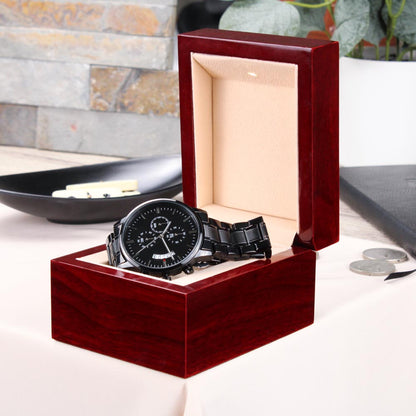 Customizable Engraved chronograph watch