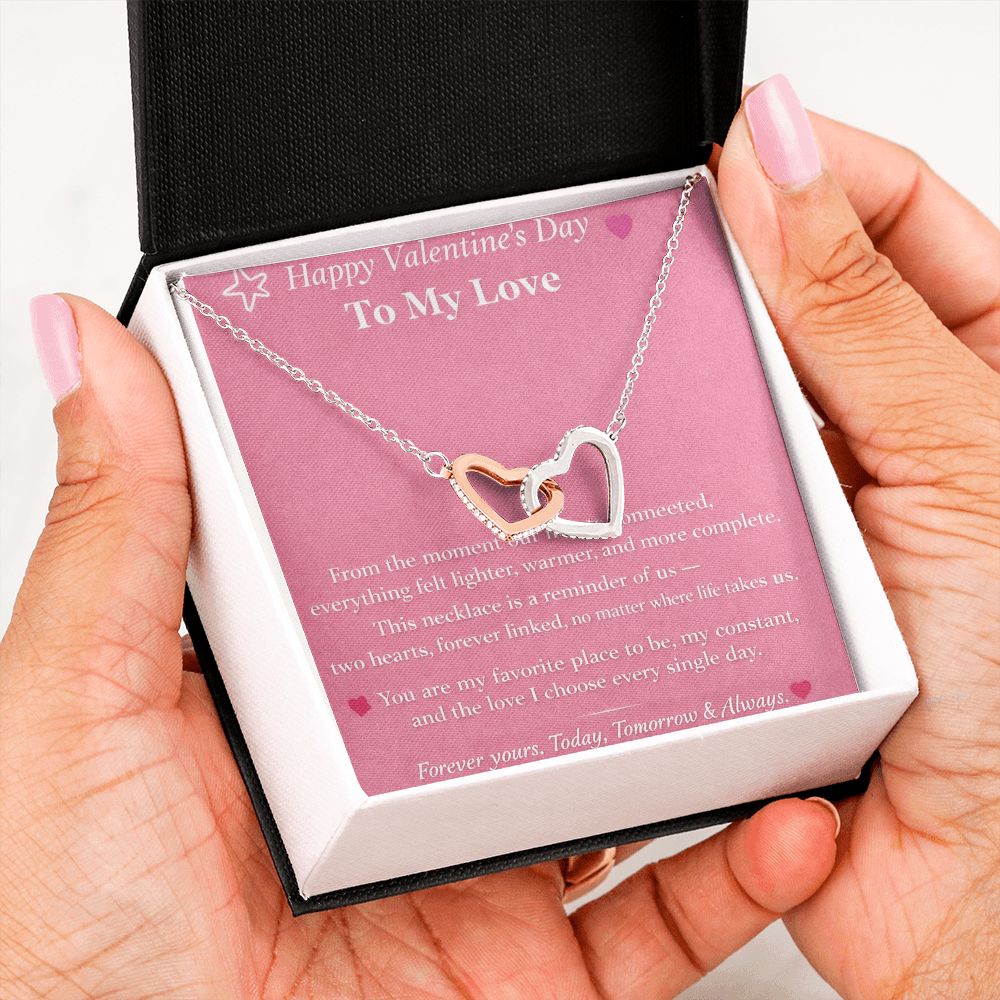 Interlocking Hearts Necklace