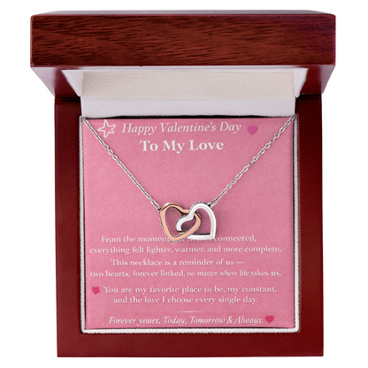 Interlocking Hearts Necklace