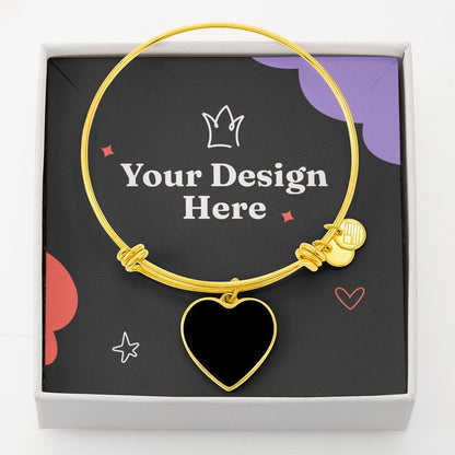 Luxury Heart Bangle